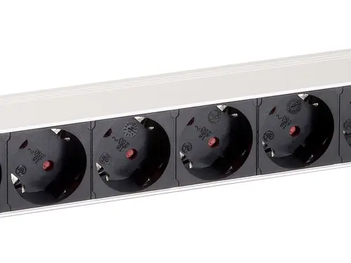 333293 unidad de distribución de energía (PDU) 8 salidas AC 1U Negro, Plata - Imagen 3