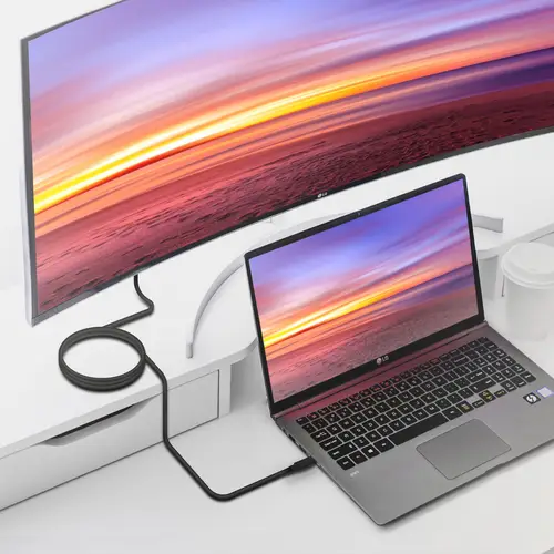 Cable USB 3.2 Gen1 5Gbps 4k@60Hz 3A 60W E-Marker, Tipo USB-C/M-USB-C/M, Negro, 4.0m - Imagen 4