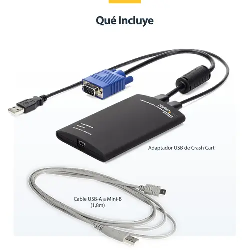 Adaptador Crash Cart USB KVM para Ordenador Portátil - Imagen 21