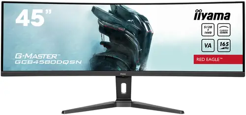 G-MASTER RED EAGLE CURVED pantalla para PC 113 cm (44.5") 5120 x 1440 Pixeles Dual QHD LED Negro - Imagen 2