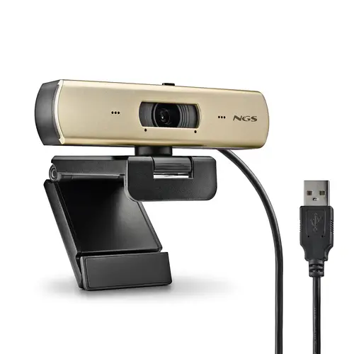 XPRESSCAM 4000 cámara web 12 MP 3840 x 2160 Pixeles USB 2.0 Negro, Oro - Imagen 3