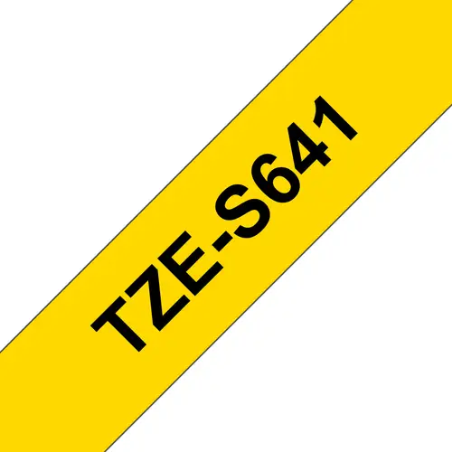 TZE-S641 cinta para impresora de etiquetas Negro sobre amarillo TZ - Imagen 1