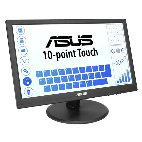 Touch VT169HE pantalla para PC 39,6 cm (15.6") 1920 x 1080 Pixeles Full HD LED Pantalla táctil Mesa Negro - Imagen 3