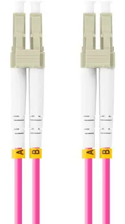 FO-LULU-MD41-0005-VT Cable de fibra óptica e InfiniBand 0,5 m LC LC/UPC Violeta