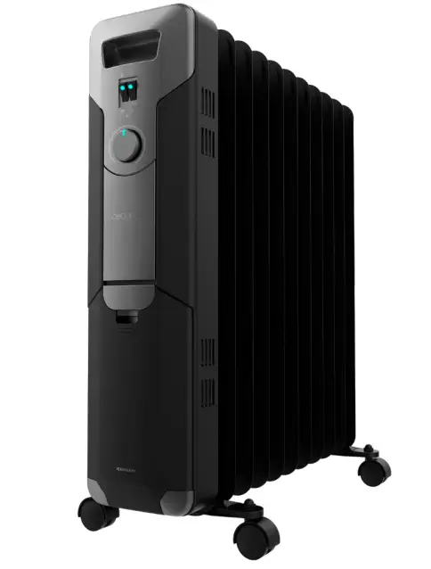 05885 calefactor eléctrico Interior Negro 2500 W Radiador de ace..