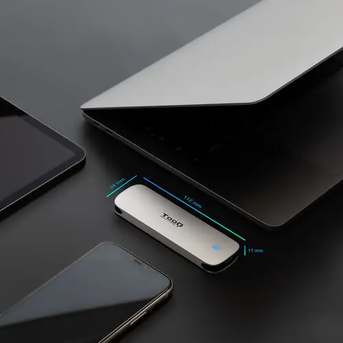 Caja Externa para SSD M.2 NGFF, Plata - Imagen 2