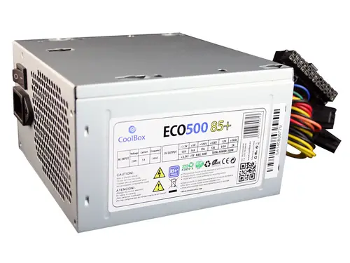 ECO500 85+ unidad de fuente de alimentación 300 W 20+4 pin ATX ATX Gris - Imagen 4