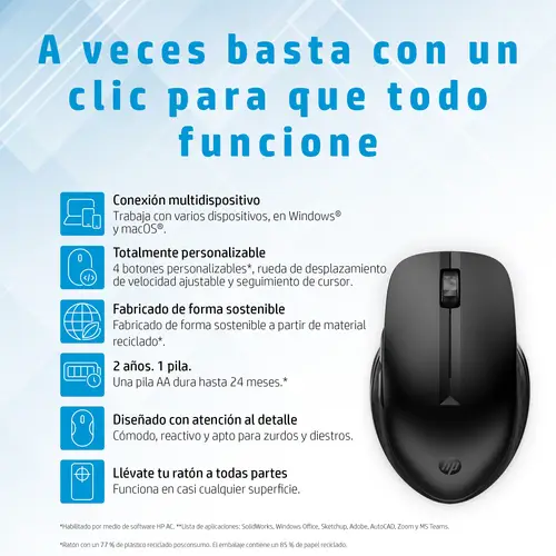 Ratón inalámbrico multidispositivo 435 - Imagen 7