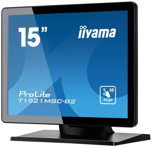 ProLite T1521MSC-B2 pantalla para PC 38,1 cm (15") 1024 x 768 Pixeles XGA LED Pantalla táctil Mesa Negro - Imagen 6