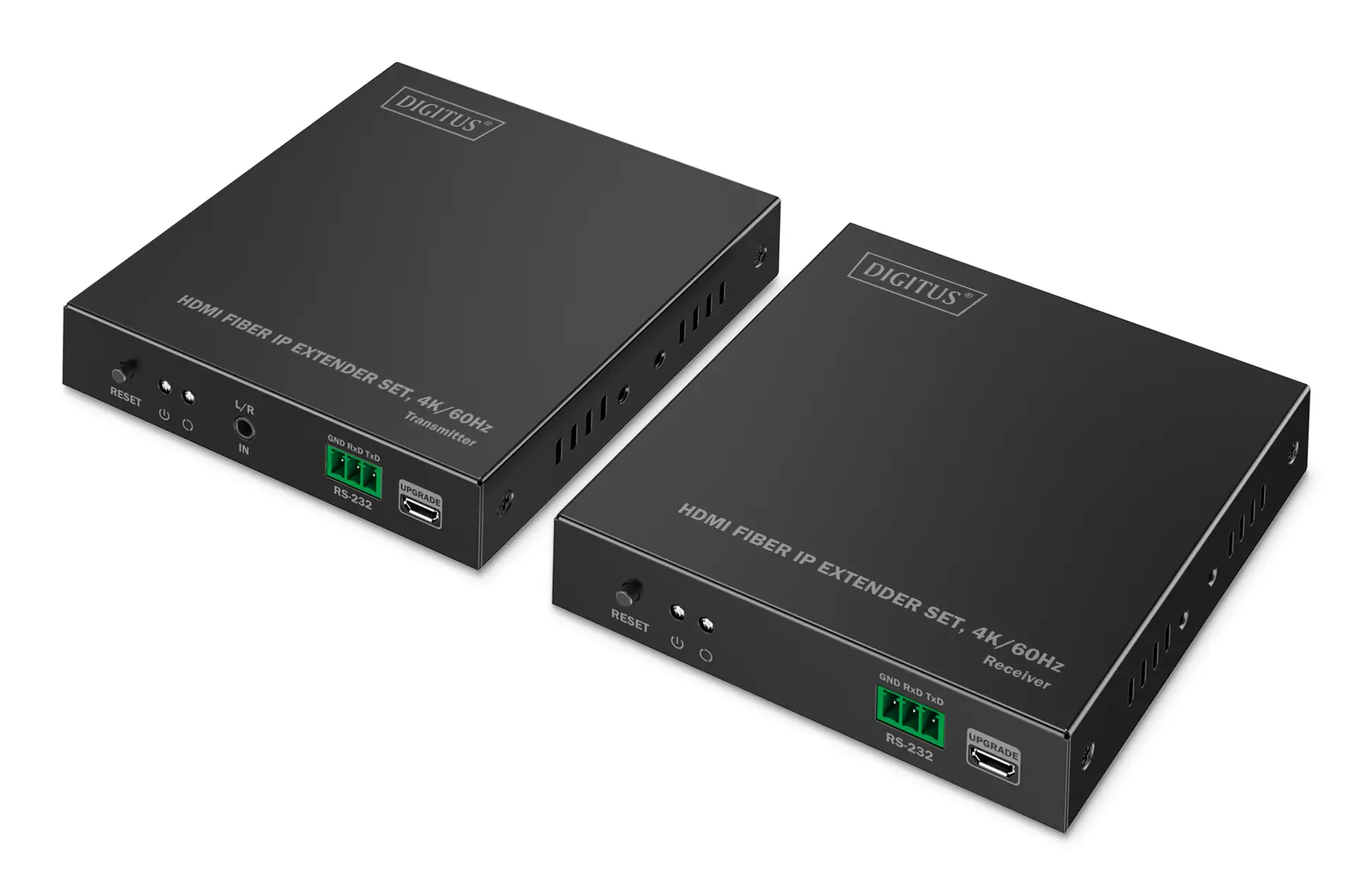 Juego de extensor IP de fibra HDMI, 4K/60Hz