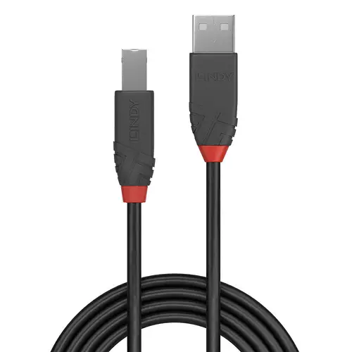 36673 cable USB USB 2.0 2 m USB A USB B Negro - Imagen 2