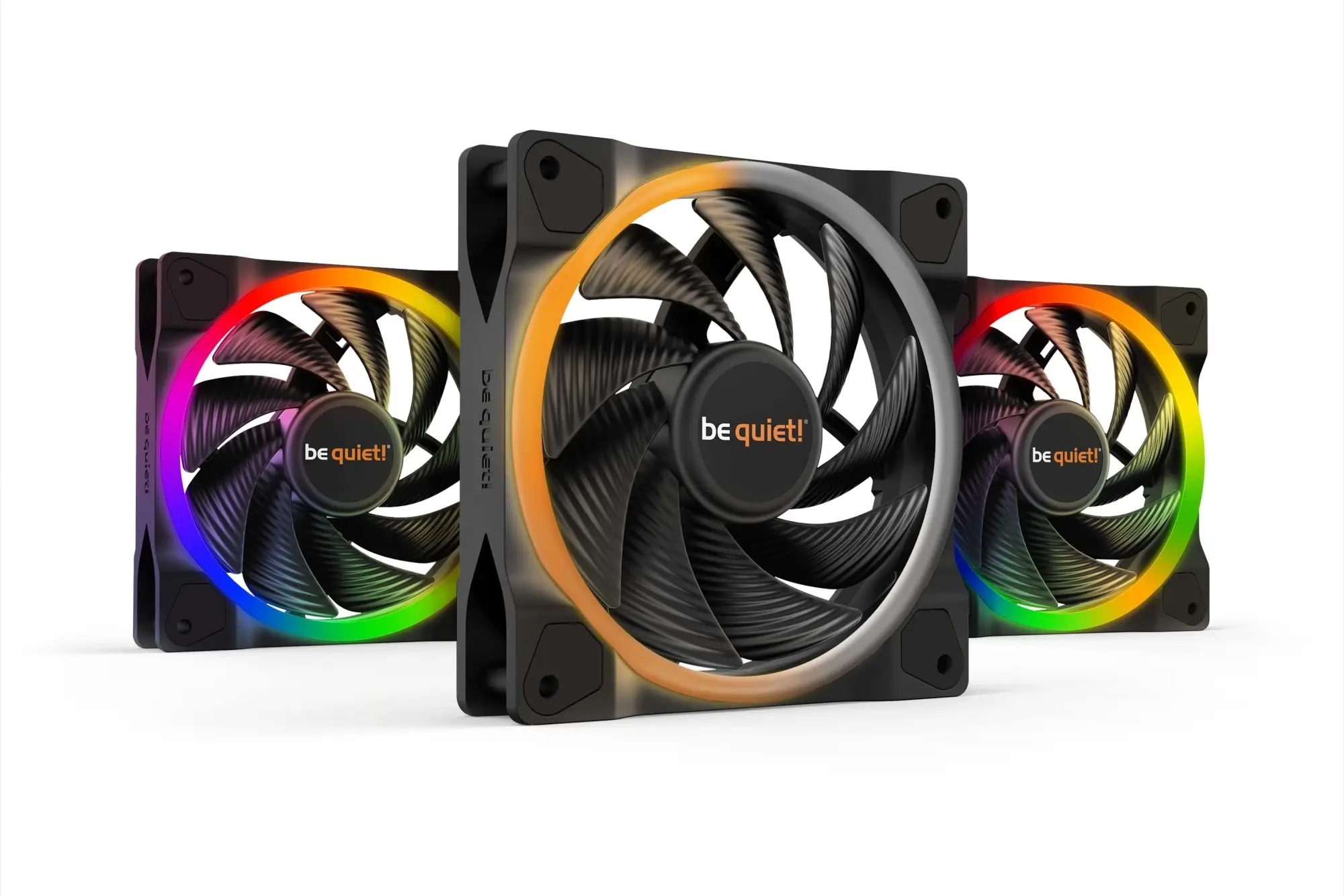 Light Wings | 120mm PWM Triple Pack high-speed Carcasa del ordenador Ventilador 12 cm Negro 3 pieza(s)
