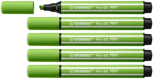 Pen 68 MAX rotulador Verde claro 5 pieza(s) - Imagen 1