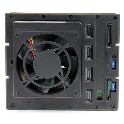 Rack Móvil Backplane de 4 Bahías de Intercambio en Caliente - Rack Móvil Hot Swap sin Bandeja para Unidades de DD SSD de 3,5in SAS II/SATA III - 6 Gbps - Imagen 5