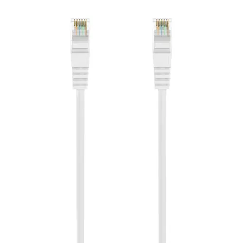 Cable de Red Latiguillo RJ45 LSZH Cat.6A 500 Mhz UTP AWG24, Blanco, 1.0M - Imagen 2
