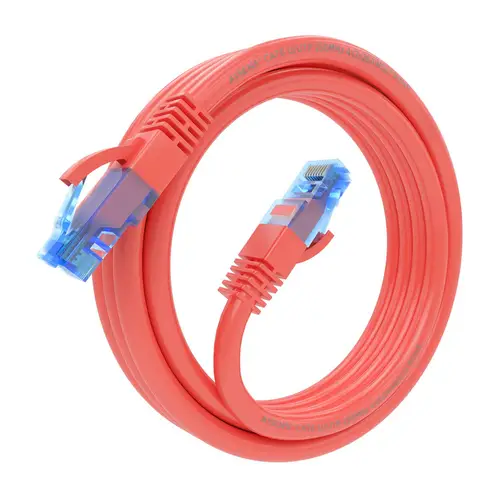 Cable De Red Latiguillo RJ45 Cat.6 UTP AWG26 CCA, Rojo, 3.0 m - Imagen 2
