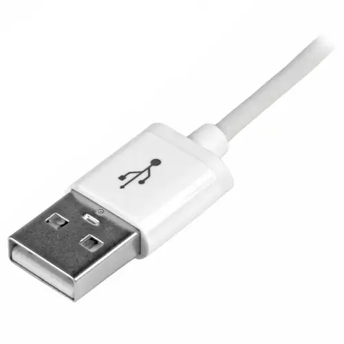 Cable 1m Lightning 8 Pin a USB A 2.0 para Apple iPod iPhone 5 iPad - Blanco - Imagen 4