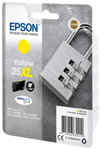 Padlock Singlepack Yellow 35XL DURABrite Ultra Ink - Imagen 2