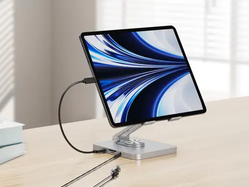 DONN26G mueble y soporte para dispositivo multimedia Plata Tableta Carro para administración de tabletas - Imagen 8