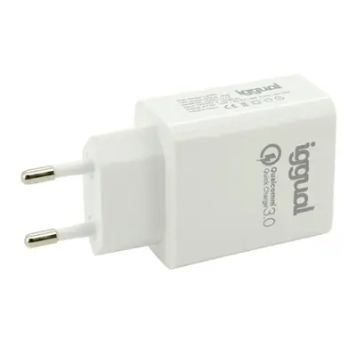 Cargador 1xUSB carga rápida QC3.0 18W