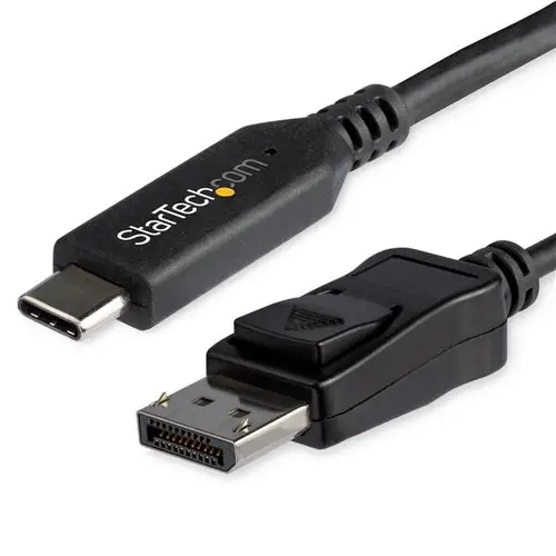 CDP2DP146B adaptador de cable de vídeo 1,8 m USB Tipo C DisplayPort Negro - Imagen 1