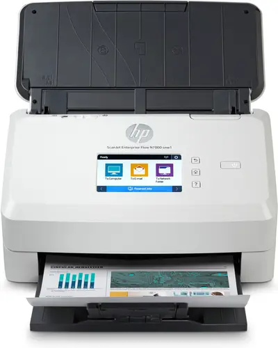 Scanjet Enterprise Flow N7000 Escáner alimentado con hojas 600 x 600 DPI A4 Blanco - Imagen 1