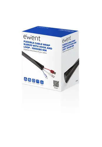 EW1557 organizador de cables Universal Pasacables Negro 1 pieza(s) - Imagen 2