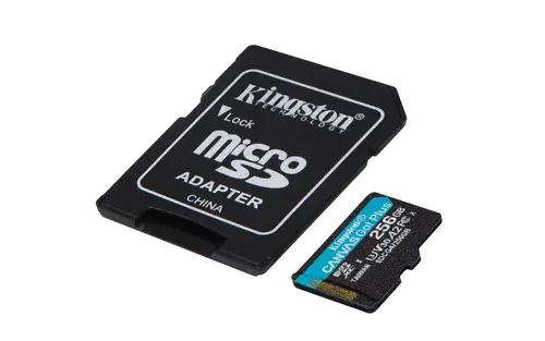 Tarjeta microSDXC Canvas Go Plus Gen4 de 256 GB, 200 MB/s, A2 U3 V30 y adaptador - Imagen 3