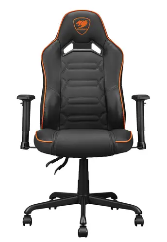 3MFSLORB.0001 silla para videojuegos Silla para videojuegos de PC Asiento acolchado Negro, Naranja - Imagen 5