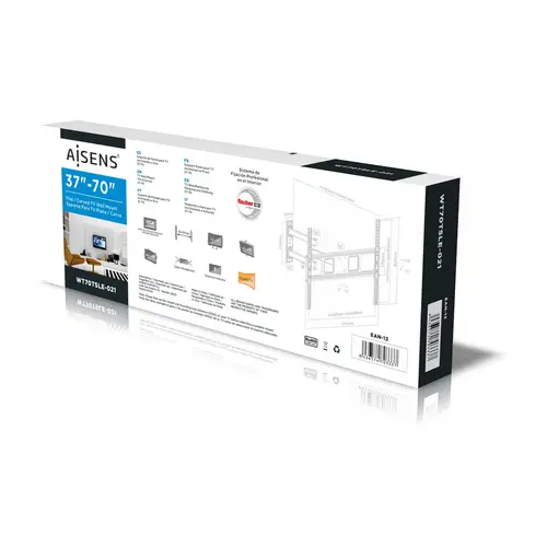 WT70TSLE-021 soporte para TV 177,8 cm (70") Negro - Imagen 10