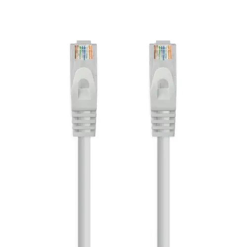Cable de red latiguillo RJ45 LSZH CAT.6A UTP AWG24, Gris, 1.5 m - Imagen 2