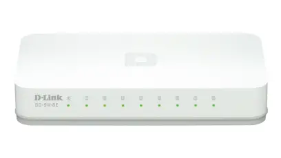 GO-SW-8E switch No administrado Fast Ethernet (10/100) Blanco
