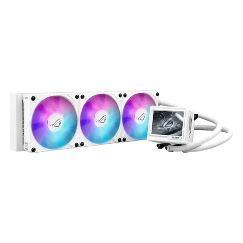 ROG RYUJIN III 360 ARGB EXTREME WHT Procesador Sistema de refrigeración líquida todo en uno 12 cm Blanco 1 pieza(s) - Imagen 1