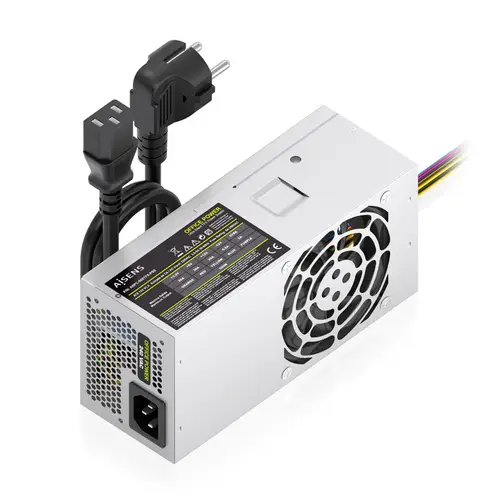 Fuente Alimentacion TFX 500W con Cable de Alimentacion OEM, Plata - Imagen 1