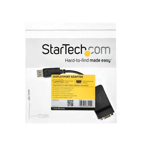Adaptador Conversor de Vídeo Activo DisplayPort DP a VGA - 1920x1200 - Convertidor - Imagen 6