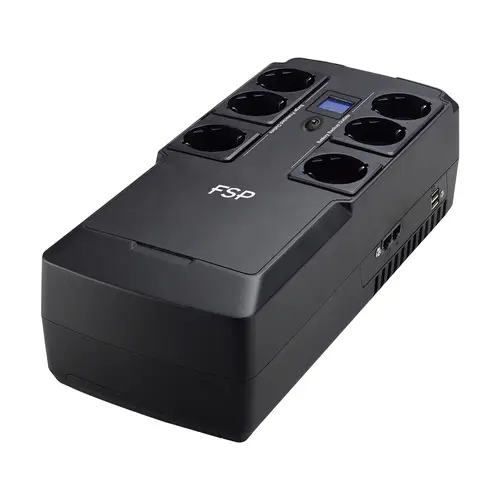 NanoFit 800 sistema de alimentación ininterrumpida (UPS) En espera (Fuera de línea) o Standby (Offline) 0,8 kVA 480 W 6 salidas AC - Imagen 1