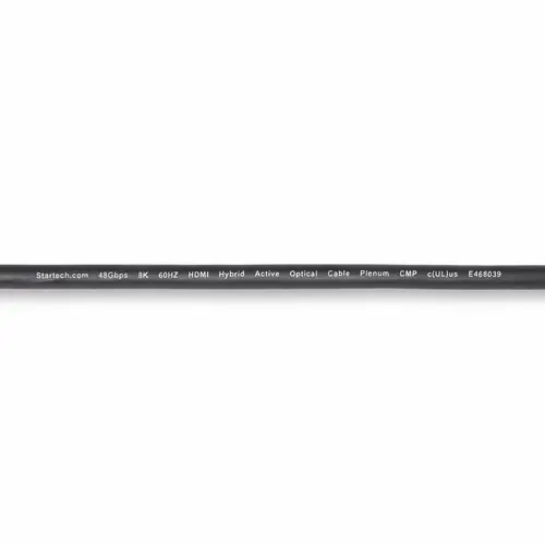 Cable HDMI 2.1 Híbrido Activo Óptico AOC de 30,4m - CMP Plenum - Cable HDMI 2.0/2.1 de Ultra Alta Velocidad 8K de Fibra Óptica - 48Gbps - 8K 60Hz/4K 120Hz - HDR10+/FRL/TMDS/eARC - Imagen 5