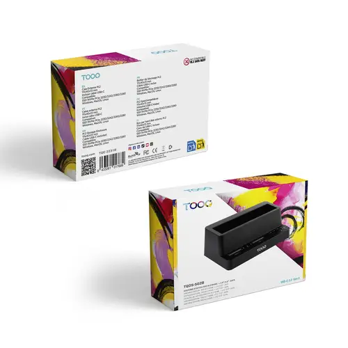 Docking Station USB-C 3.2 Gen 2 Dos Bahías para SSD M.2 NVMe + Bahía para 2,5"- 3,5" para HDD + Clonador, Negro - Imagen 8