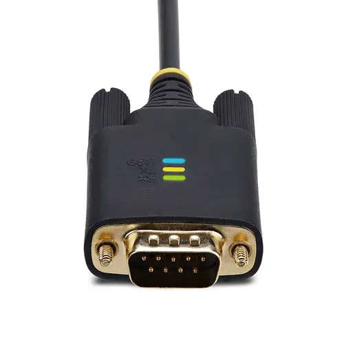 Cable Adaptador USB a Serie de 3m - Retención COM - FTDI - USB a DB9 RS232 Serial - Tornillos Intercambiables - Protección ESD - Windows/macOS/Linux - Imagen 4