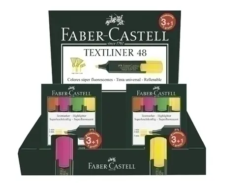 ROTUL.FLUOR FABER CASTELL EXP.DE 60+20