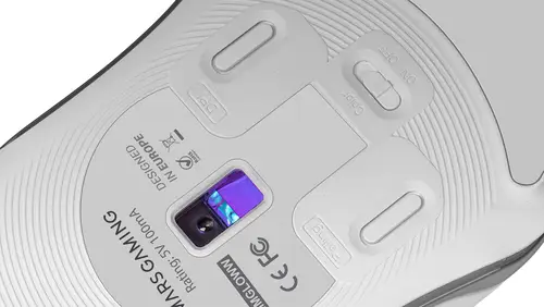 MMGLOWW, Ratón Gaming RGB Chroma-Glow, Acabado Espejo, Ultraligero, 12800 DPI, Blanco - Imagen 5