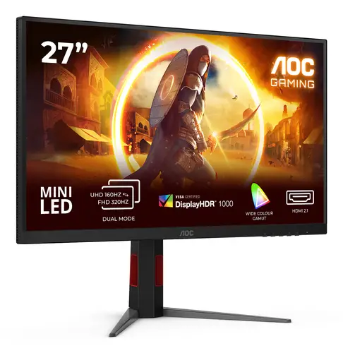 G4 U27G4XM pantalla para PC 68,6 cm (27") 3840 x 2160 Pixeles 4K Ultra HD LED Negro, Rojo - Imagen 2