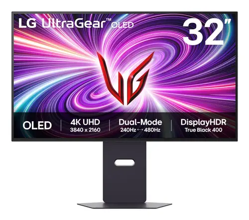 32GS95UV-B pantalla para PC 81,3 cm (32") 3840 x 2160 Pixeles 4K Ultra HD OLED Negro - Imagen 1