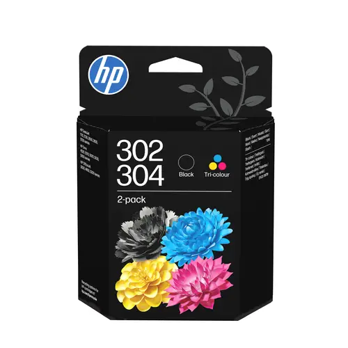 Paquete combinado de 2 cartuchos de tinta negra/tricolor 302/304 - Imagen 1