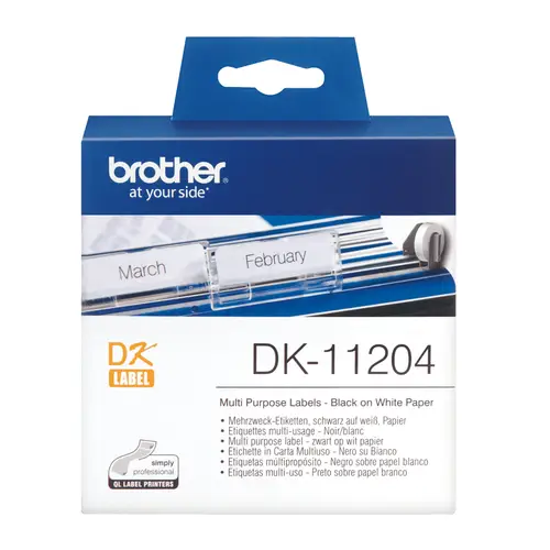 DK-11204 cinta para impresora de etiquetas Negro sobre blanco - Imagen 3