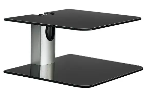 appSH02 estante para equipo av Negro Vidrio