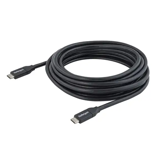 Cable USB-C de 4 metros con Capacidad para Entrega de Potencia (5A) - USB 2.0 - Certificado - Imagen 3