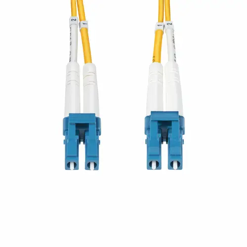 Cable de Fibra Óptica Dúplex LC a LC (UPC) OS2 Monomodo de 1m - 9/125µm - 100G - Resistente a Dobleces - Low Insertion Loss - Cable LSZH - Cable de Parcheo de Fibra - Imagen 4