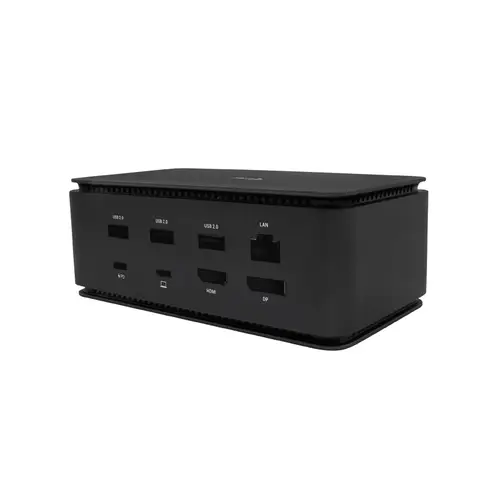 Metal USB4 Docking station Dual 4K HDMI DP with Power Delivery 80 W + Universal Charger 100 W - Imagen 2