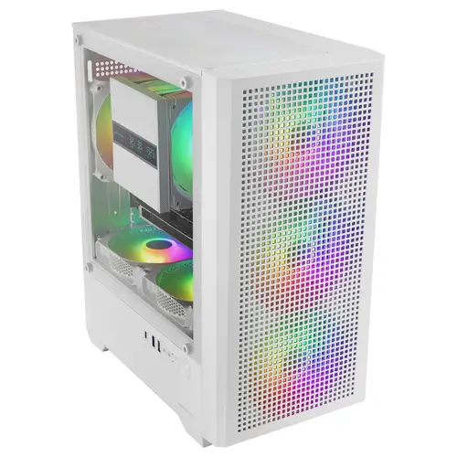 MCVECTORW carcasa de ordenador Mini Tower Blanco - Imagen 3